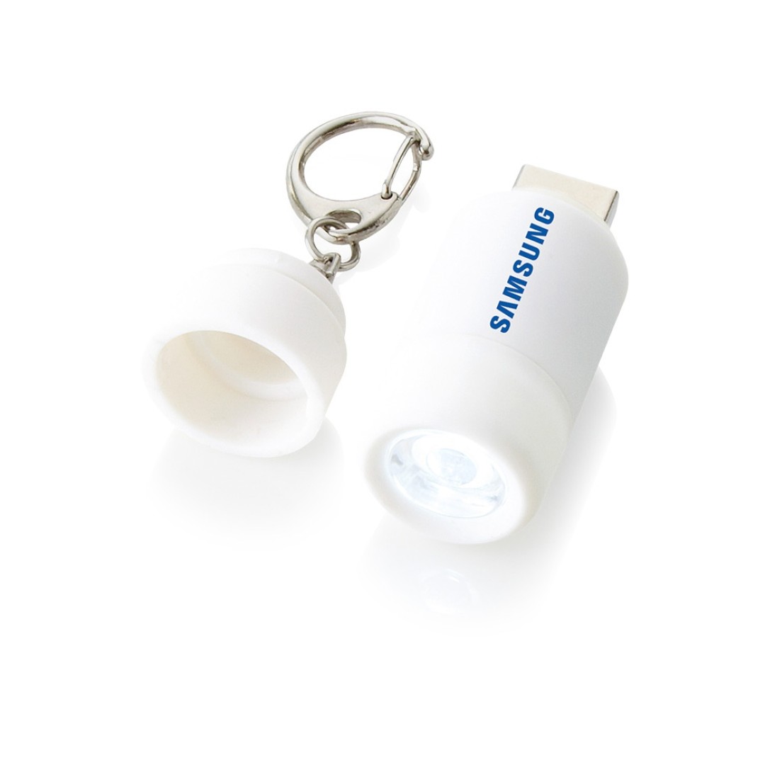 Мини-фонарь "Avior" с зарядкой от USB, белый