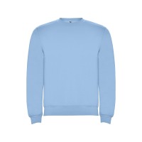 Свитшот с начесом "Clasica" унисекс, небесно-голубой