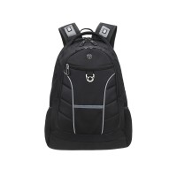 Рюкзак TORBER XPLOR с отделением для ноутбука 15", чёрный, полиэстер 600D, 35x20x47 см, 33л