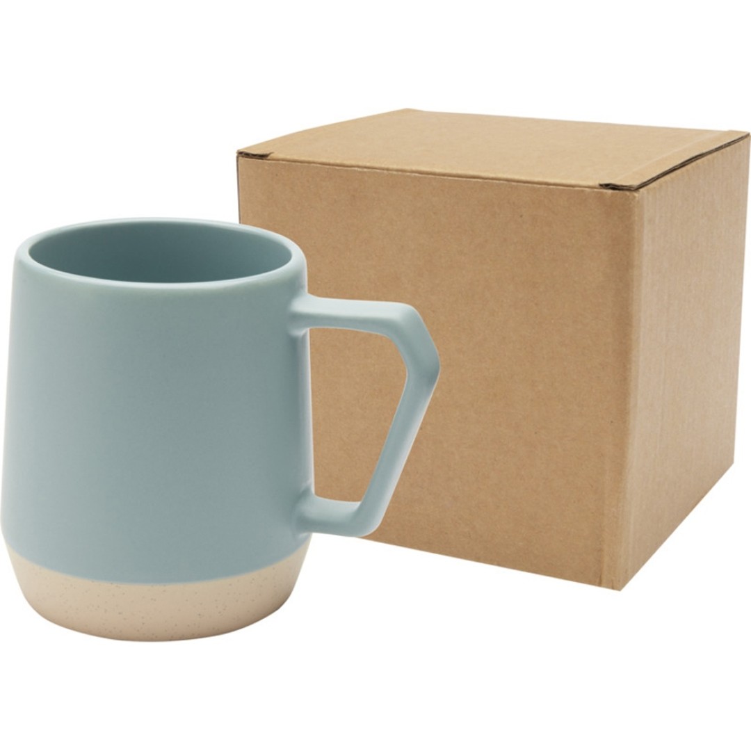 Dolce керамическая кружка объемом 300 мл с матовой отделкой, синий