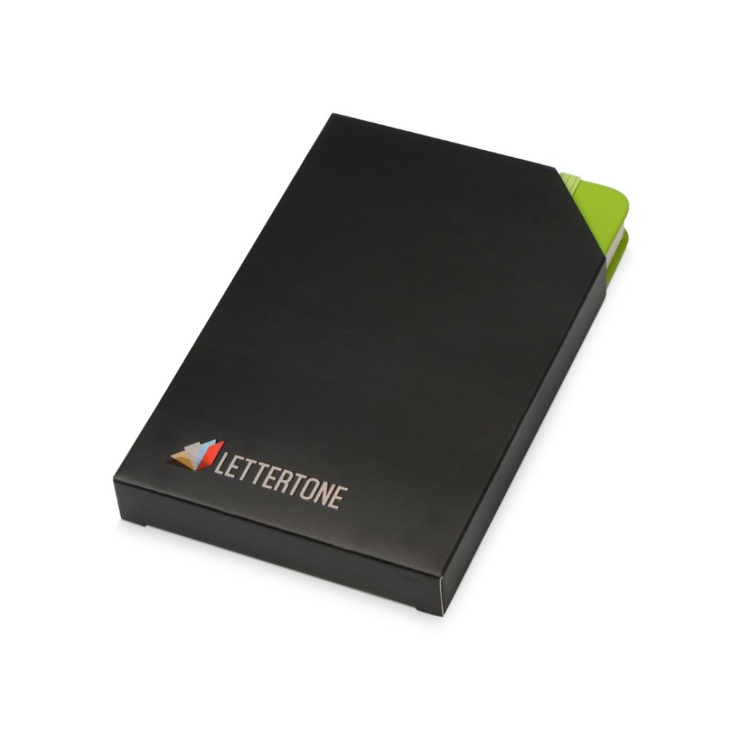 Блокнот А6 "Vision", Lettertone, зеленый (Р)