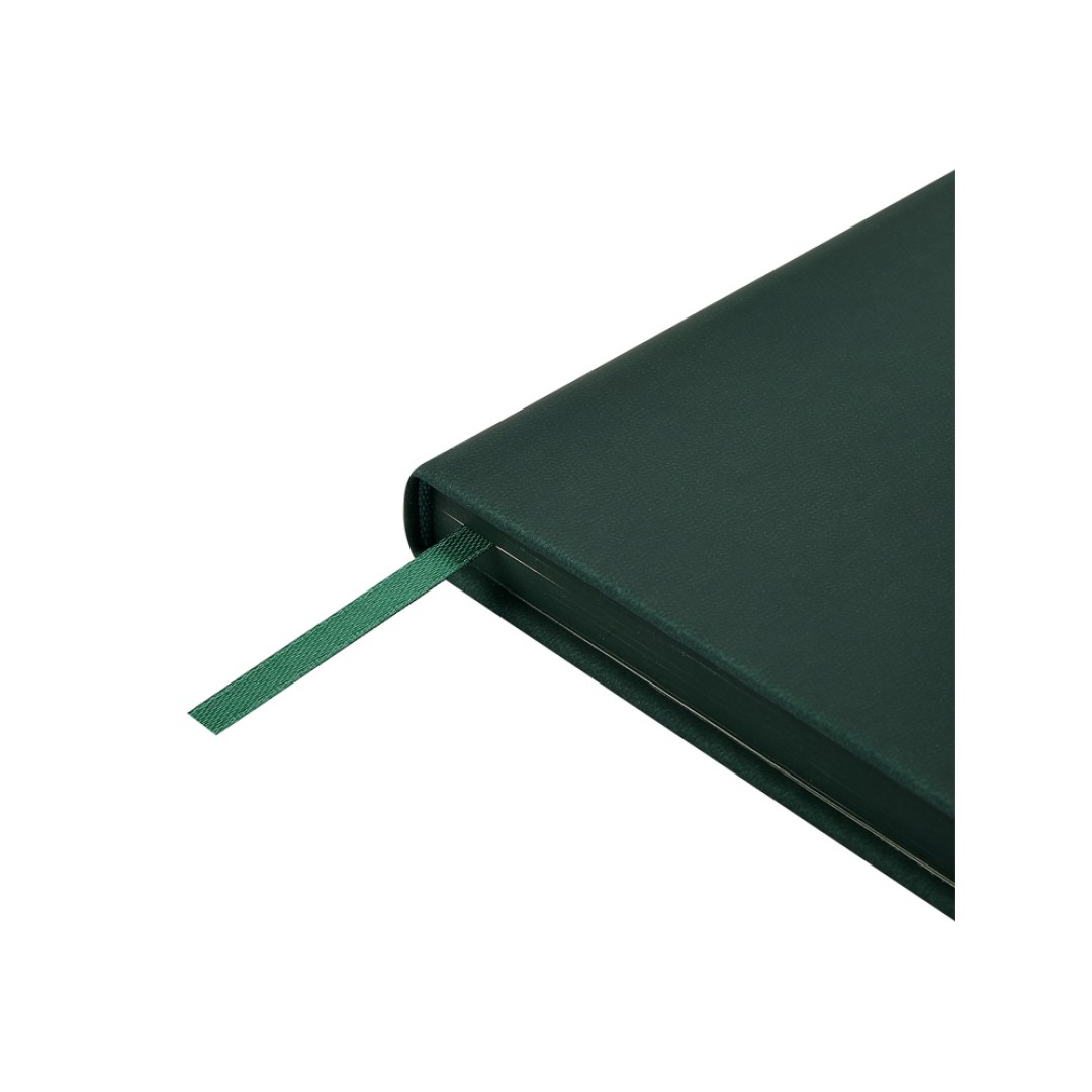 Ежедневник А5 "Megapolis Color" soft-touch, темно-зеленый