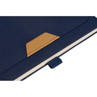 Блокнот А5 из RPET "Harvey", 80 листов FSC бумага, синий