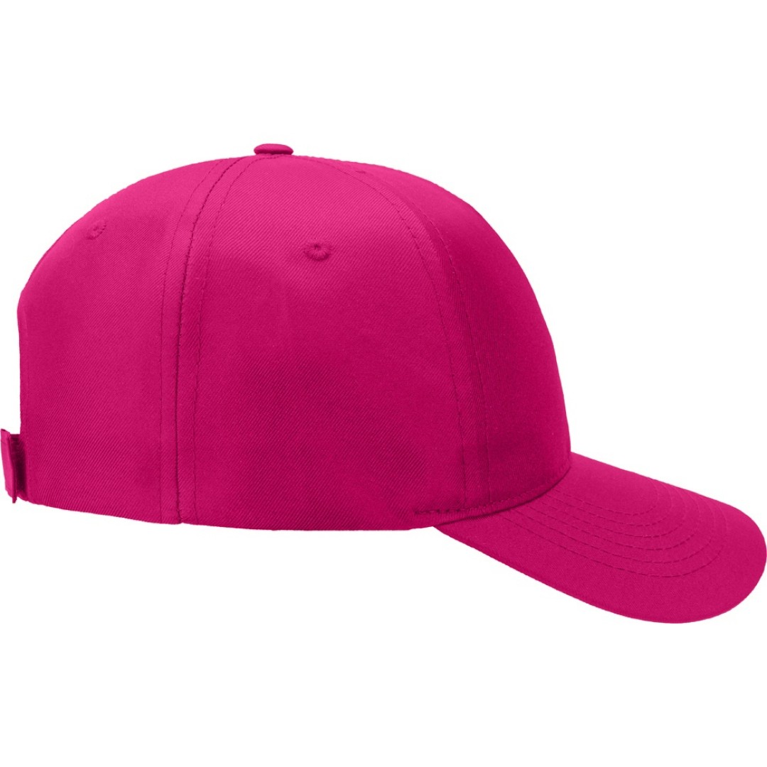 Бейсболка "Poly" 5-ти панельная 120гр, фуксия