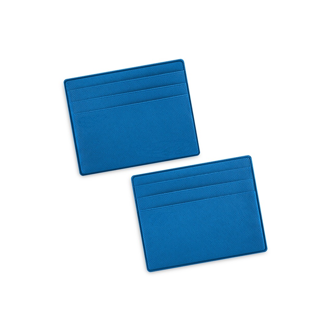 Картхолдер для денег и шести пластиковых карт "Favor", синий (Р)