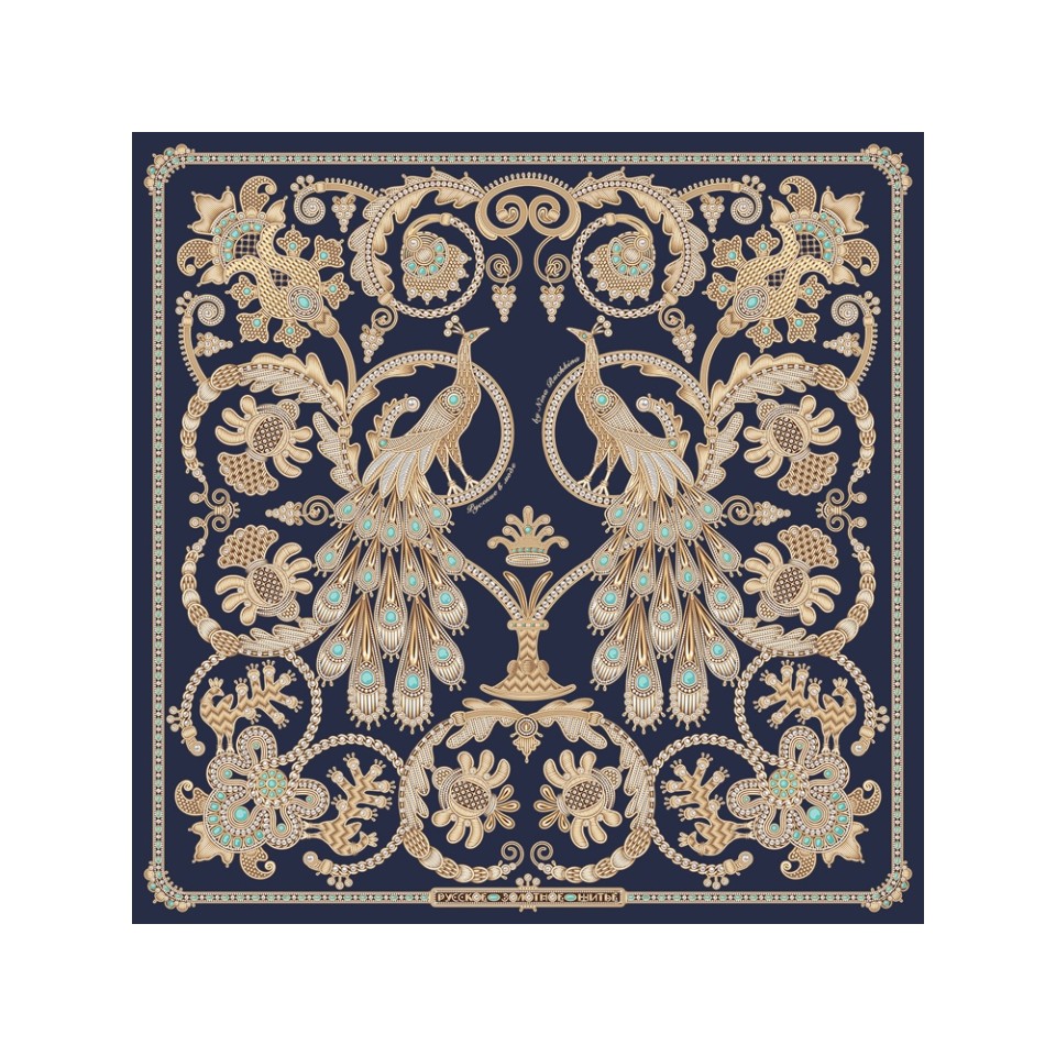 Платок "Русское золотное шитьё"