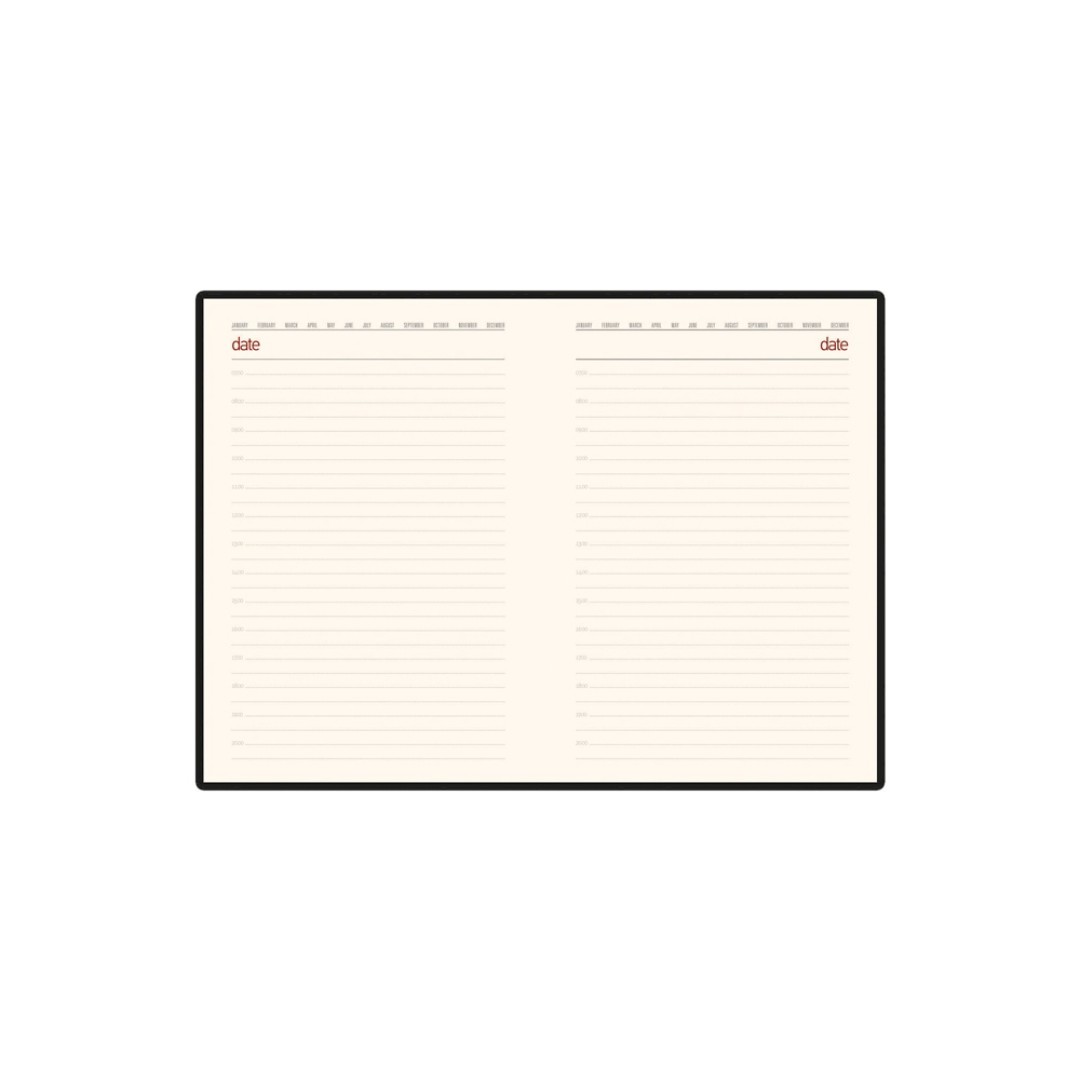 Ежедневник недатированный А5 "Senate" с магнитным клапаном, серый