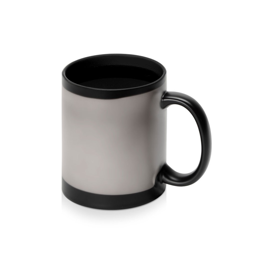 Кружка-хамелеон Surprise матовая, черный/черный (Р)