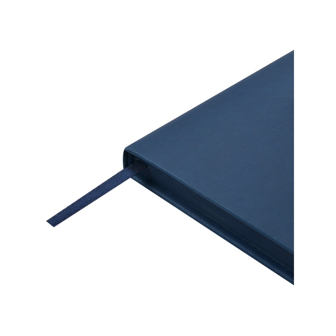 Ежедневник А5 "Megapolis Color" soft-touch, темно-синий