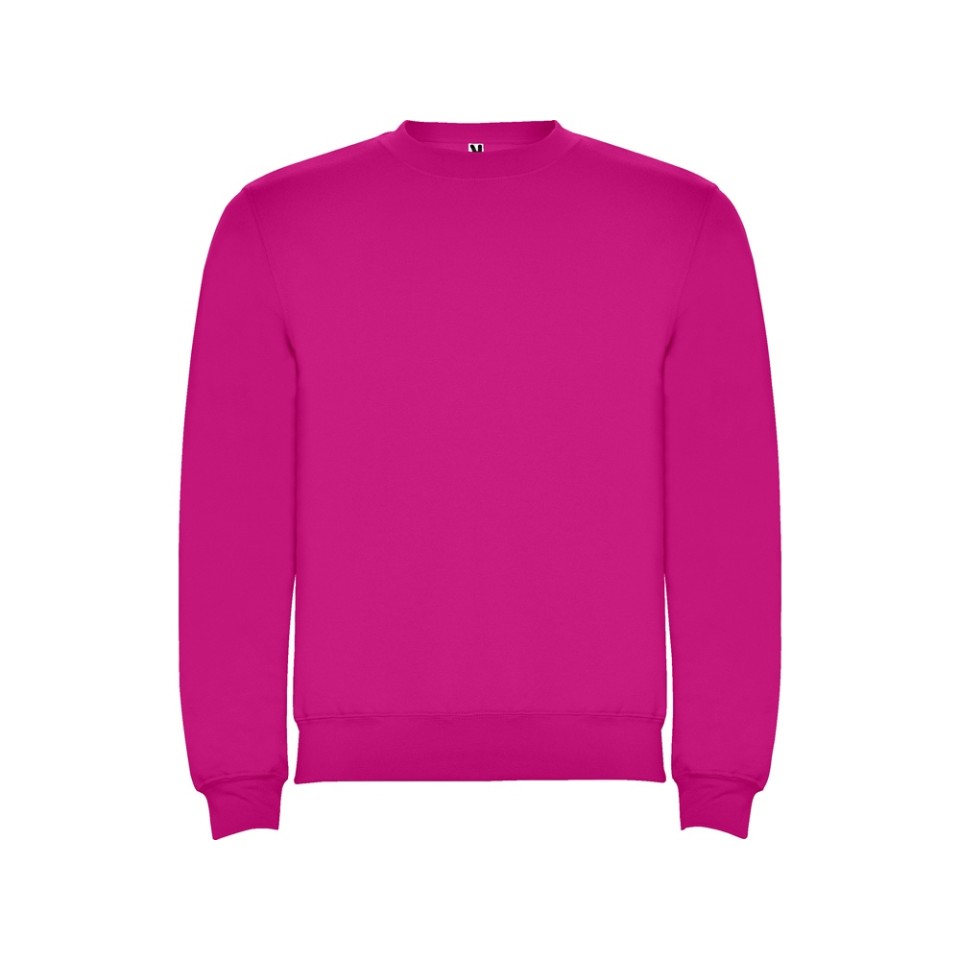 Свитшот с начесом "Clasica" унисекс, фуксия