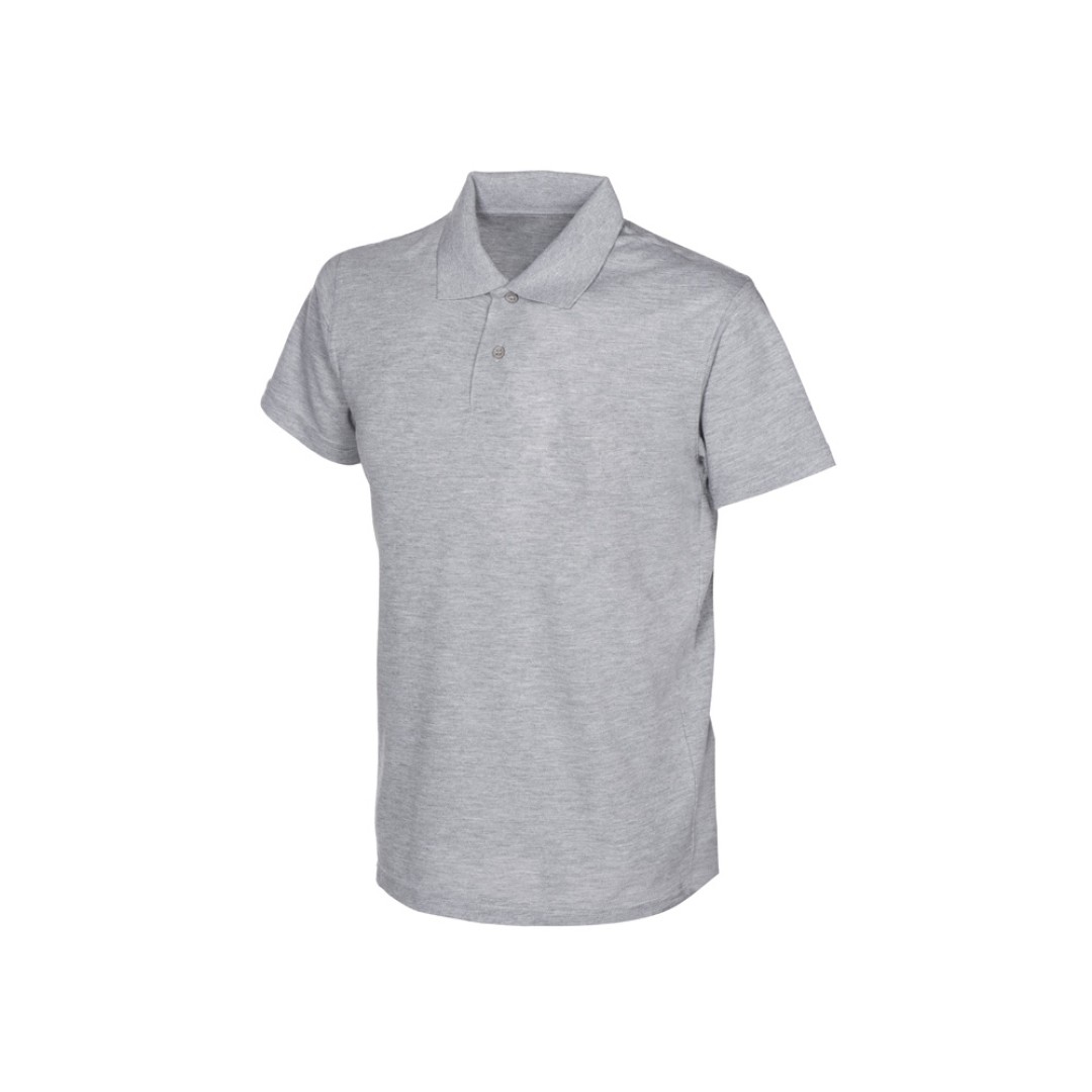 Рубашка поло "First 2.0" мужская, серый меланж