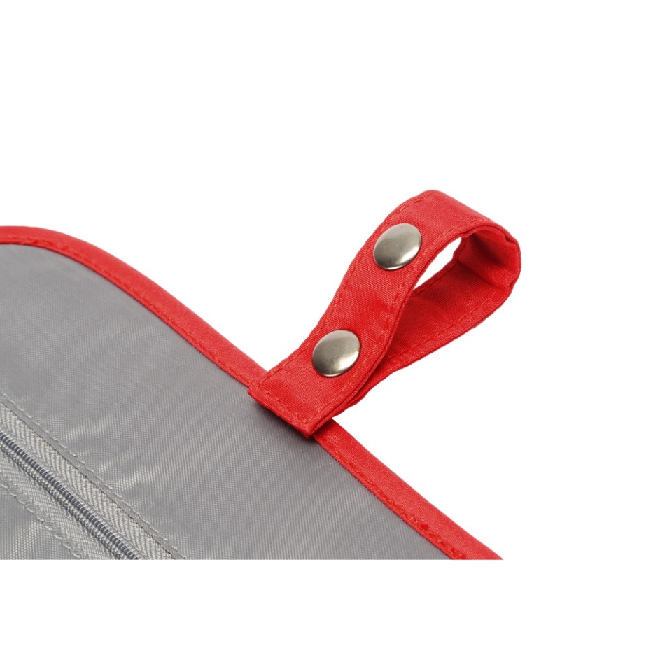 Несессер для путешествий со съемной косметичкой "Flat", красный