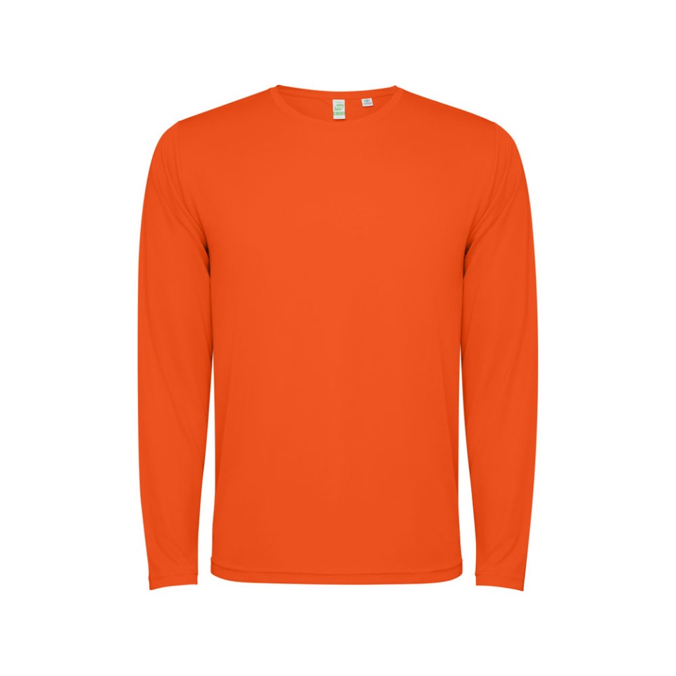 Лонгслив «Estoril» детский, огненно-оранжевый