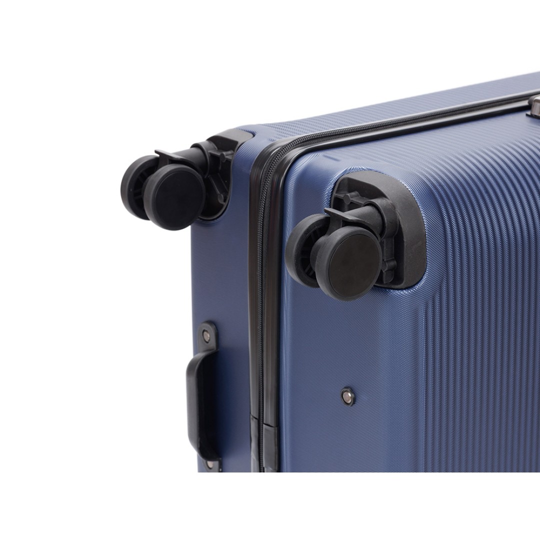 Чемодан TORBER Onego, синий, ABS-пластик, 79,5 х 51 х 29 см, 103 л