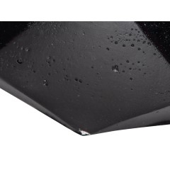 Свеча в декоративном стакане "Geometry", черный