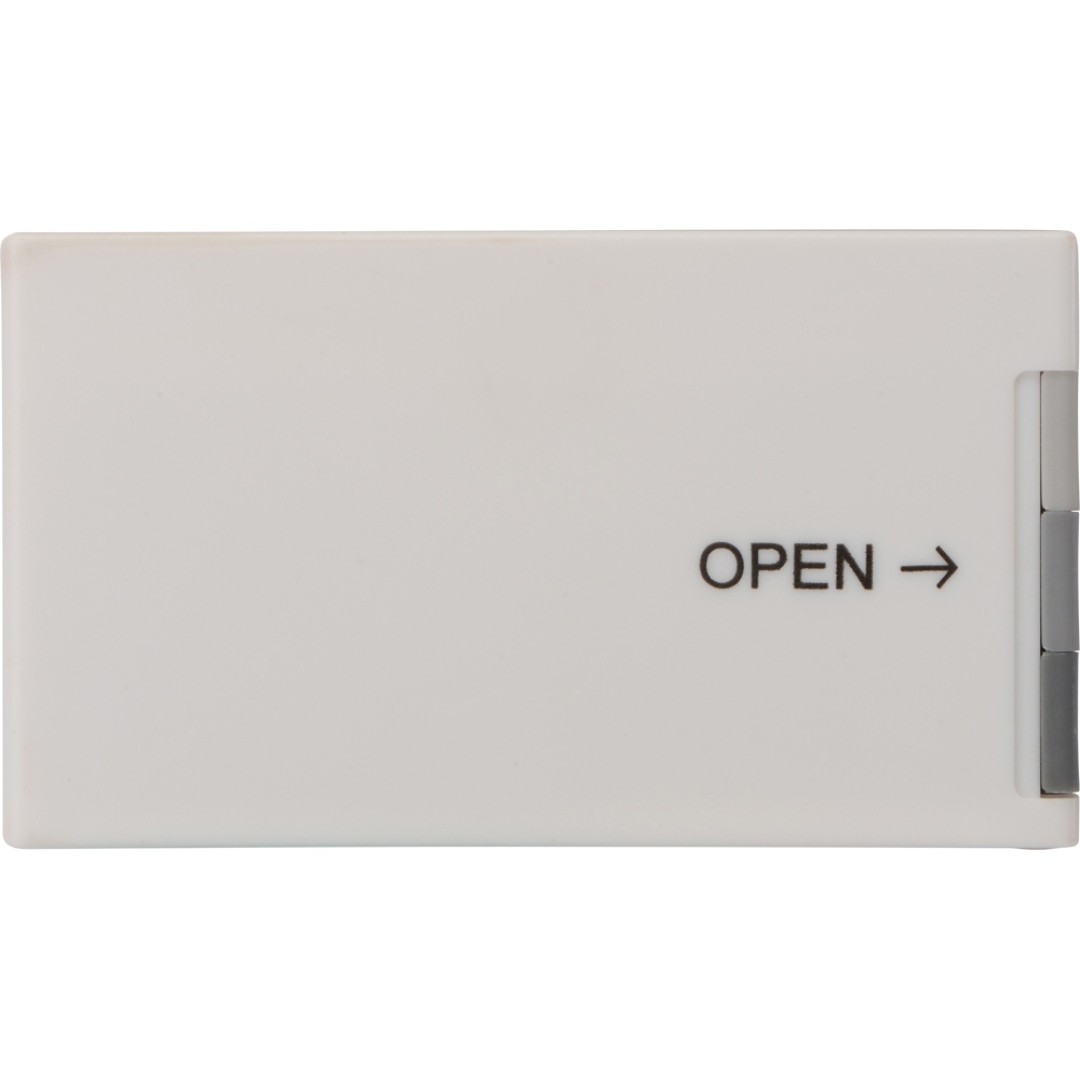 Настольный органайзер с функцией беспроводной зарядки, белый