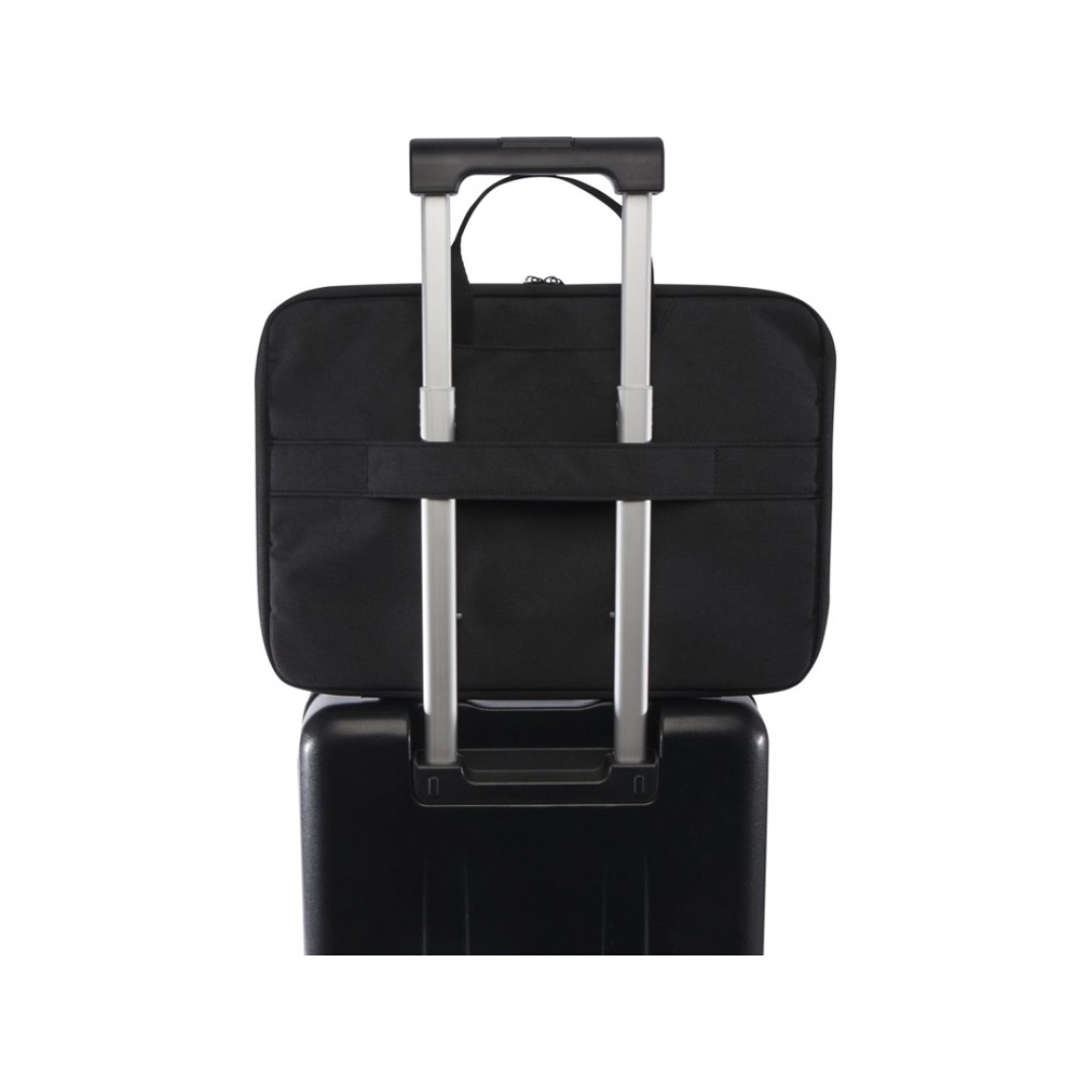 Эко- чехол для ноутбука «Libra» 2 в 1 из переработанного пластика, древесный уголь