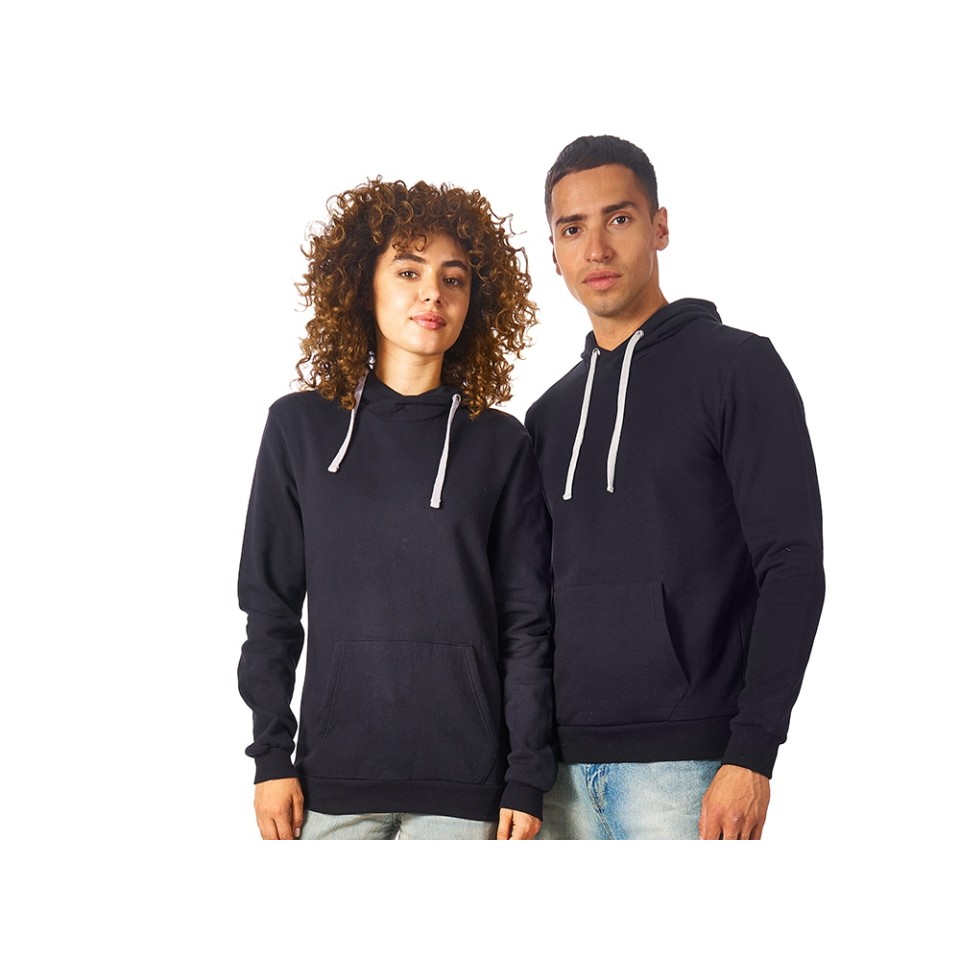 Толстовка унисекс "Stream" с капюшоном, черный