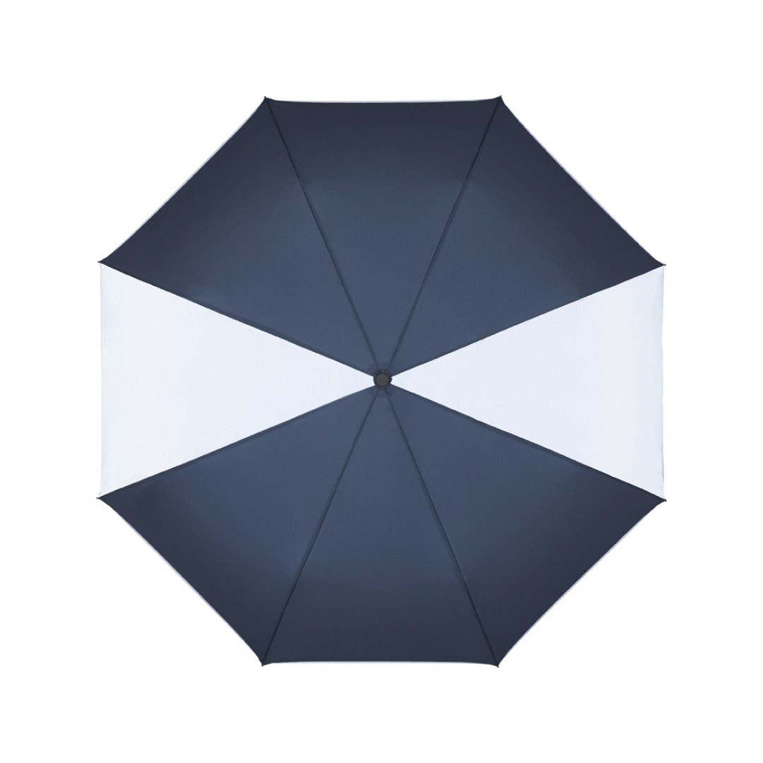 Зонт складной 5477 ColorReflex со светоотражающими клиньями, полуавтомат, лайм