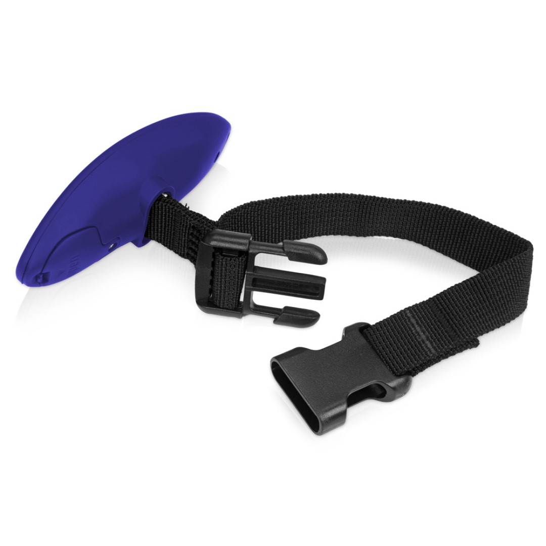 Багажные весы с покрытием soft touch «Gravity», синий