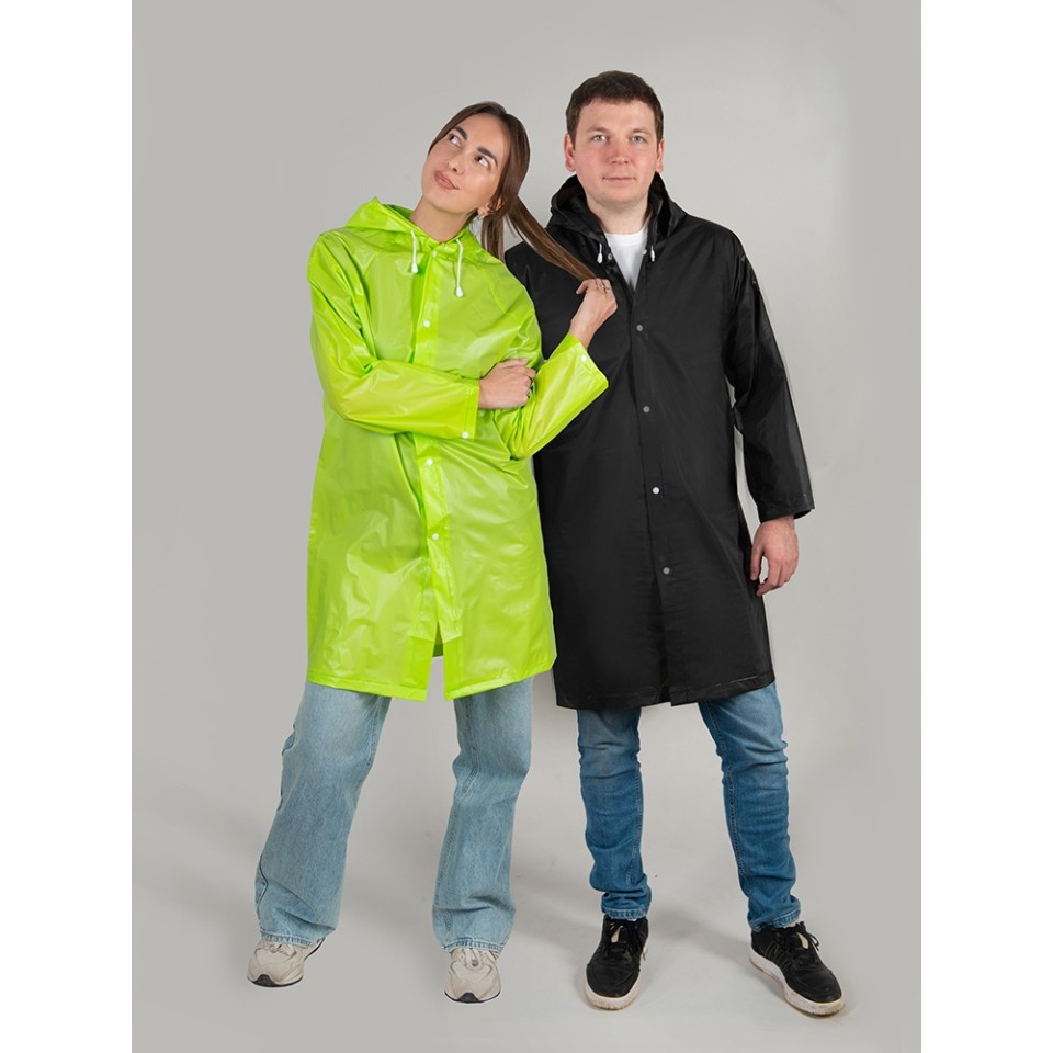 Дождевик "Hawaii" c чехлом унисекс, красный