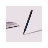 Ручка "Firenze" шариковая автоматическая софт-тач, синяя