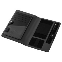 Органайзер с функцией беспроводной зарядки "Manner", 5000 mah, черный