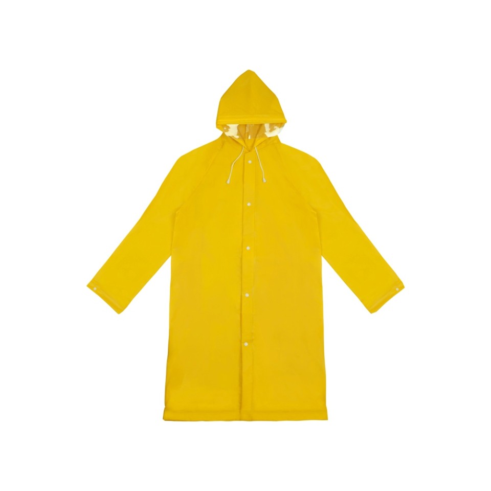 Дождевик "Hawaii" c чехлом унисекс, желтый