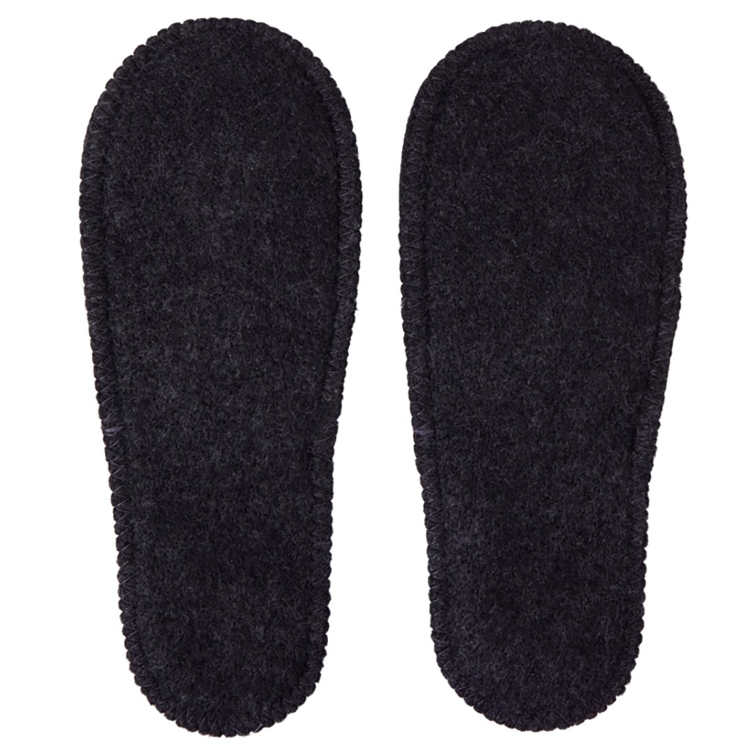 Тапочки белые/серые с отворотом без вышивки