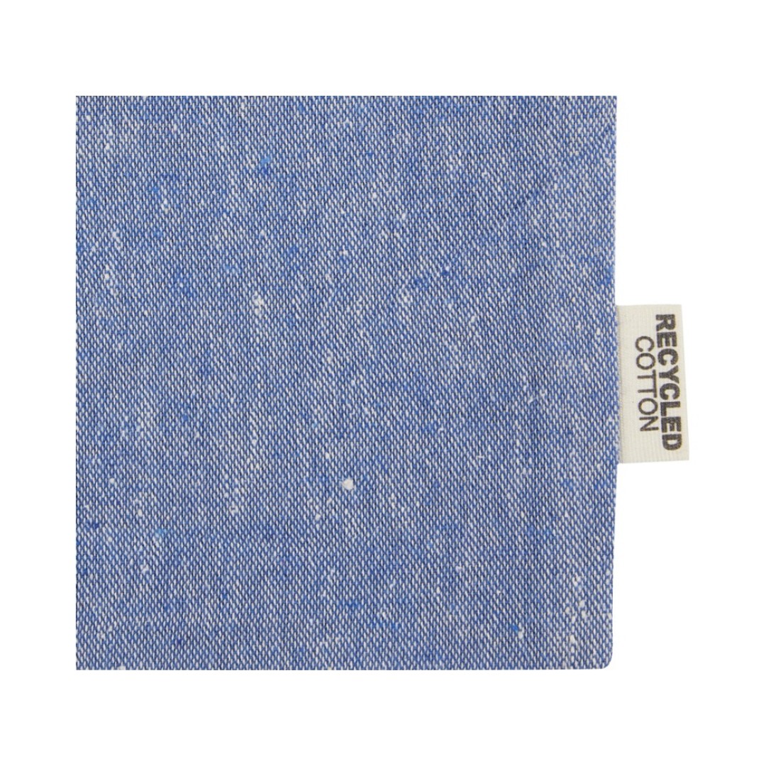 Маленькая подарочная сумка Pheebs объемом 0,5 л из хлопка плотностью 150 г/м2, синий