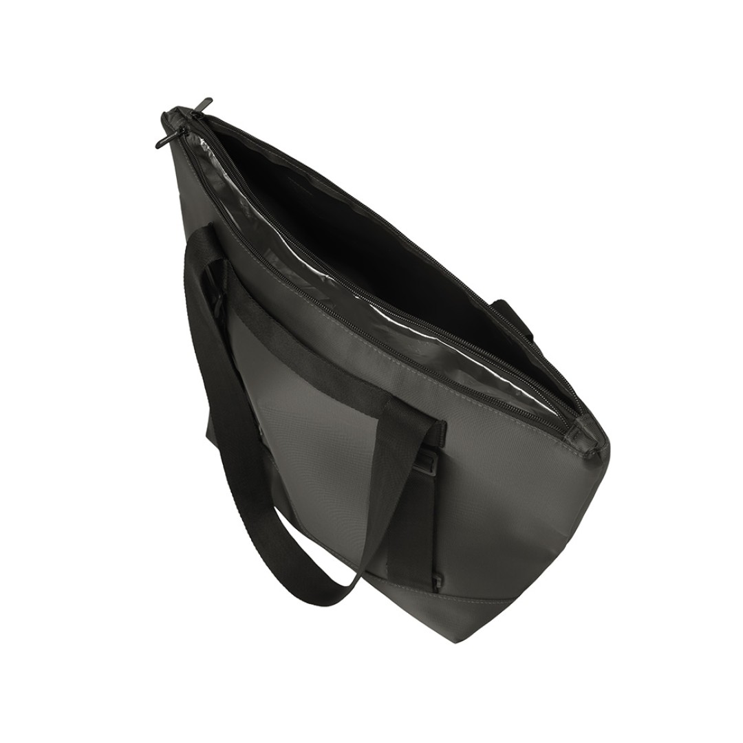 Сумка-холодильник «Cool XL» с двумя лямками на плечо, темно-серый