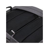 Рюкзак TORBER VECTOR с отделением для ноутбука 14,1", черный/серый, нейлон, 32 х 10 х 43 см, 13л