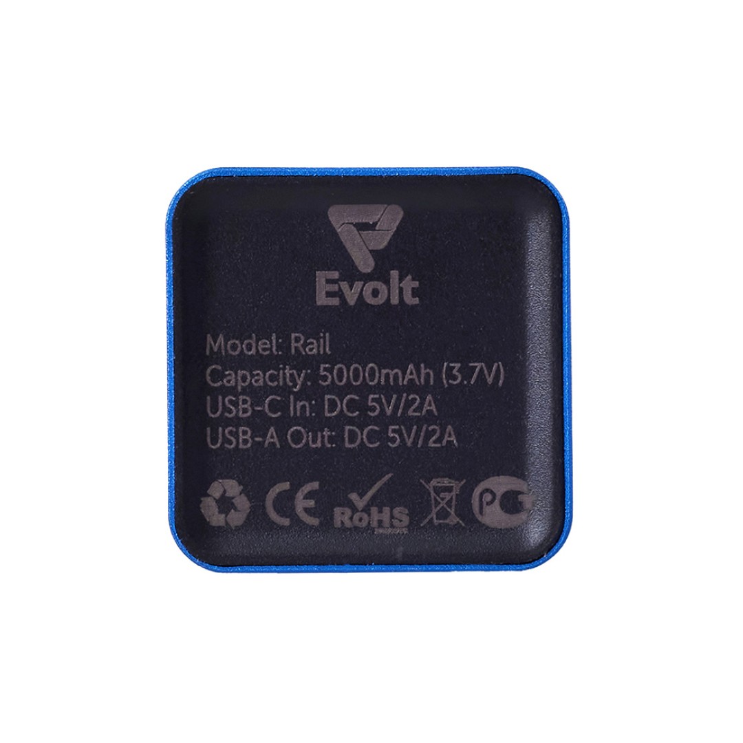 Внешний аккумулятор «Rail», 5000 mAh, синий