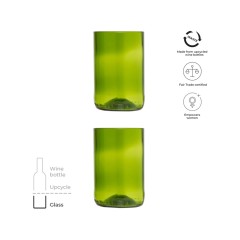 Originalhome набор стеклянных стаканов - Зеленый
