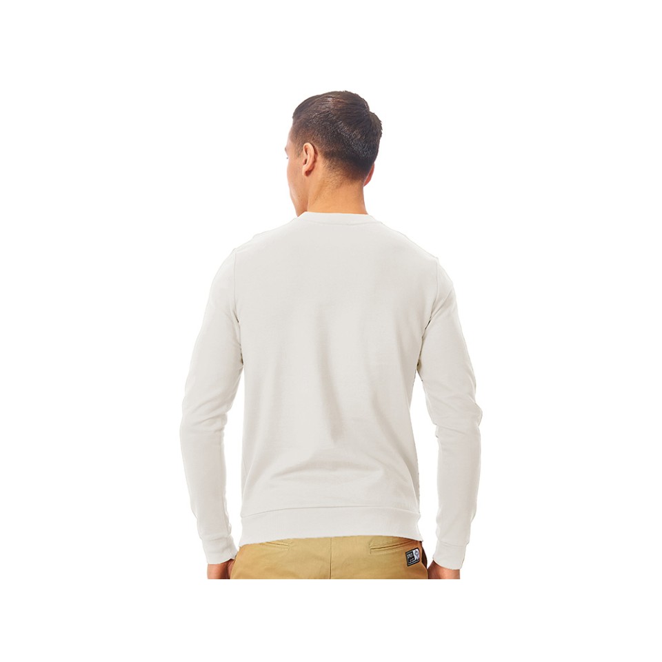 Свитшот "Motion" унисекс с начесом, белый