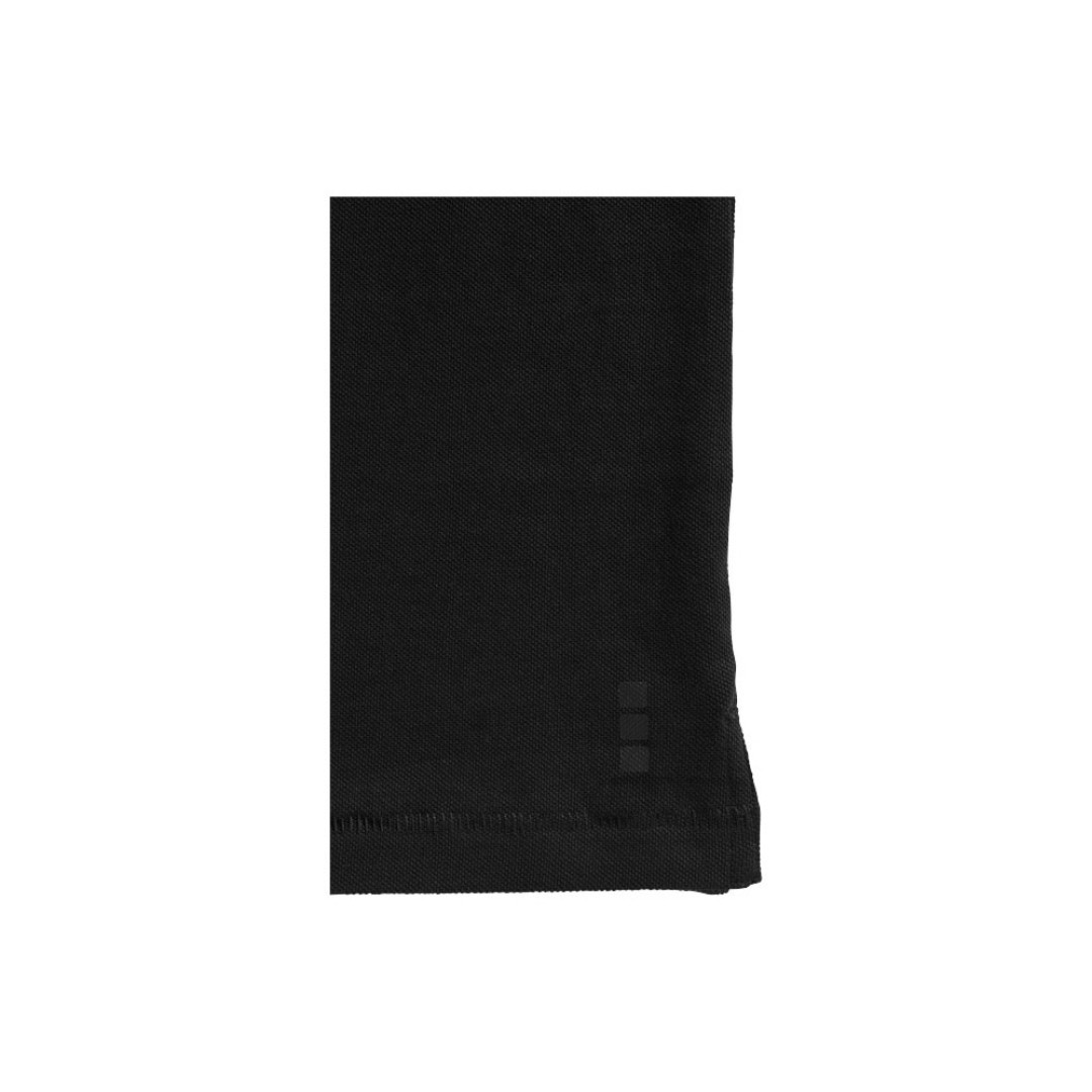 Рубашка поло "Oakville" женская с длинным рукавом, черный