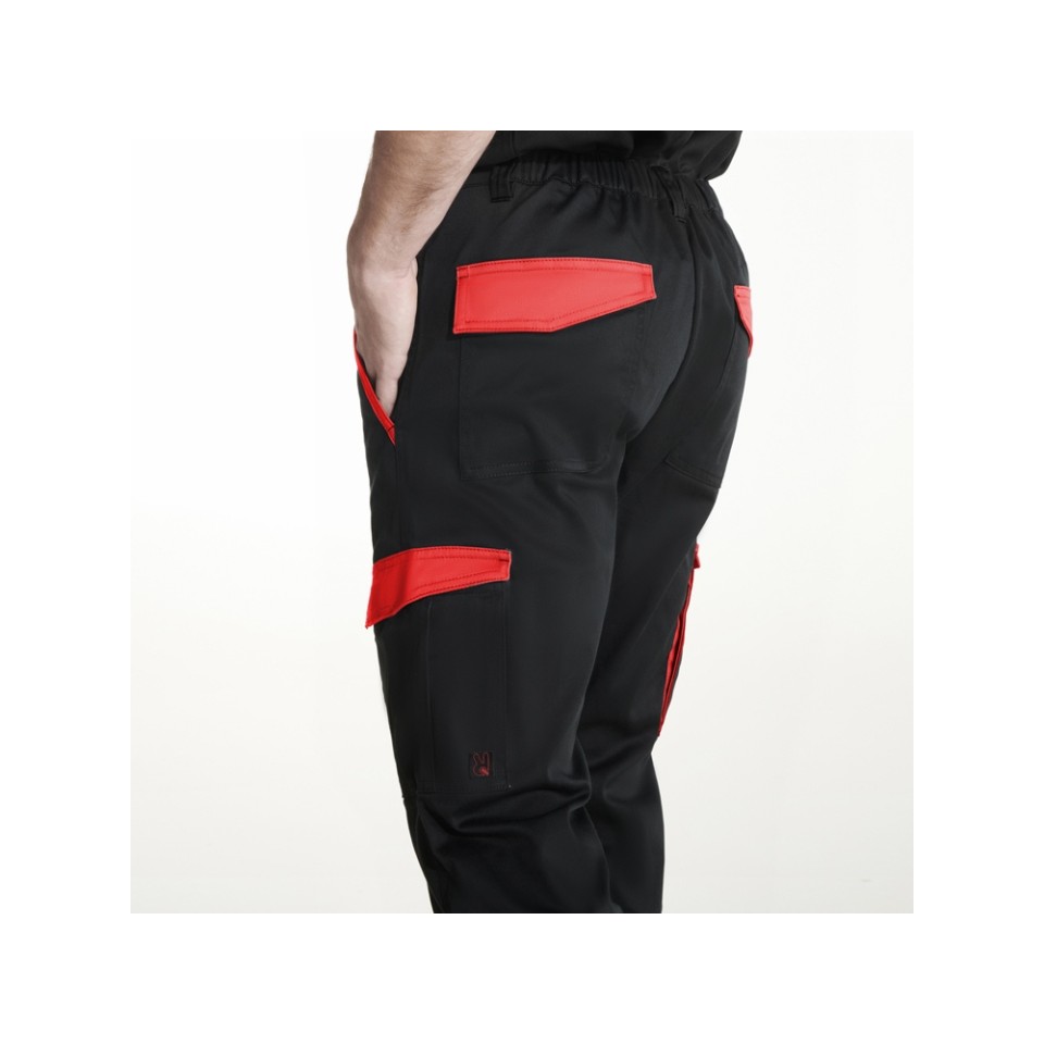 Брюки "Trooper", черный/красный