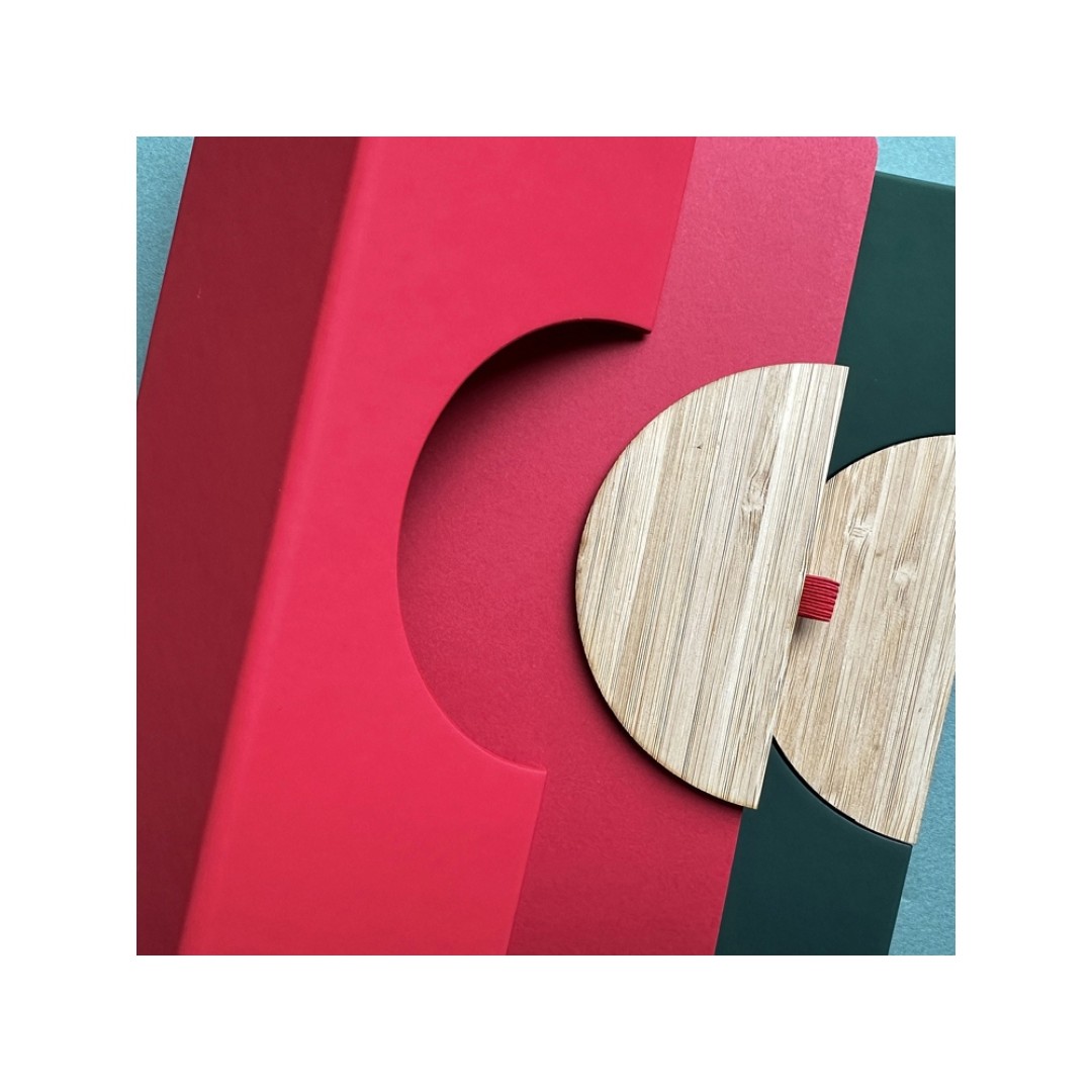 Ежедневник недатированный А5 "Bosforo", красный