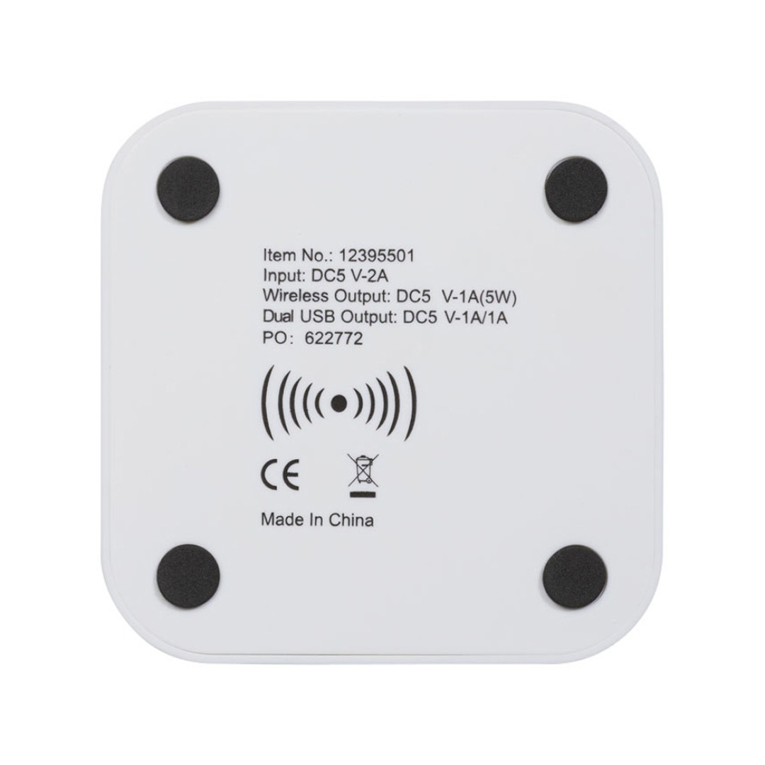 Беспроводное зарядное устройство-хаб «Ozone», белый