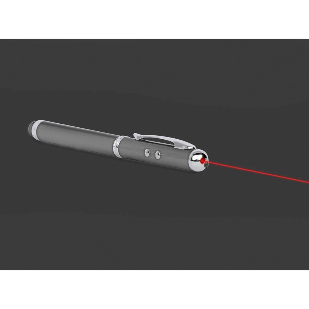 Ручка-стилус "Каспер" 3 в 1, серебристый