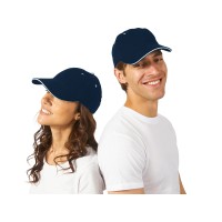 Бейсболка "New Castle" 6-ти панельная, т синий/белый