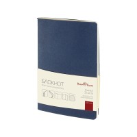 Бизнес - блокнот А6 (105 х 148 мм) "Conceptual Office" 32 л., синий