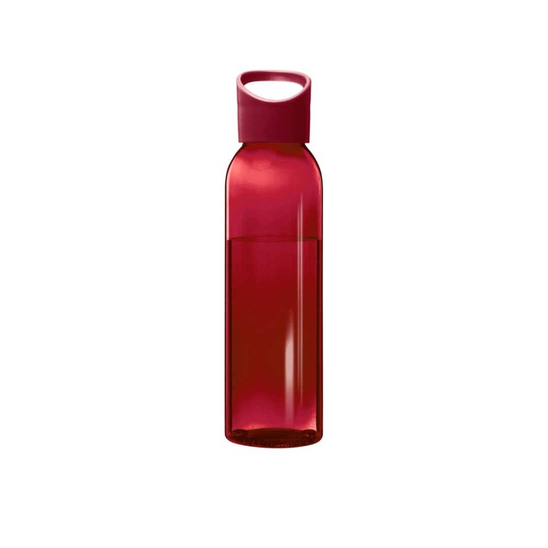 Бутылка для воды Sky из переработанной пластмассы объемом 650 мл - Красный