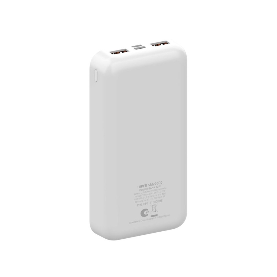Портативный внешний аккумулятор SM20000 White (Р)