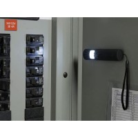 Магнитный фонарик «Tau mini», 10 диодов, черный (Р)