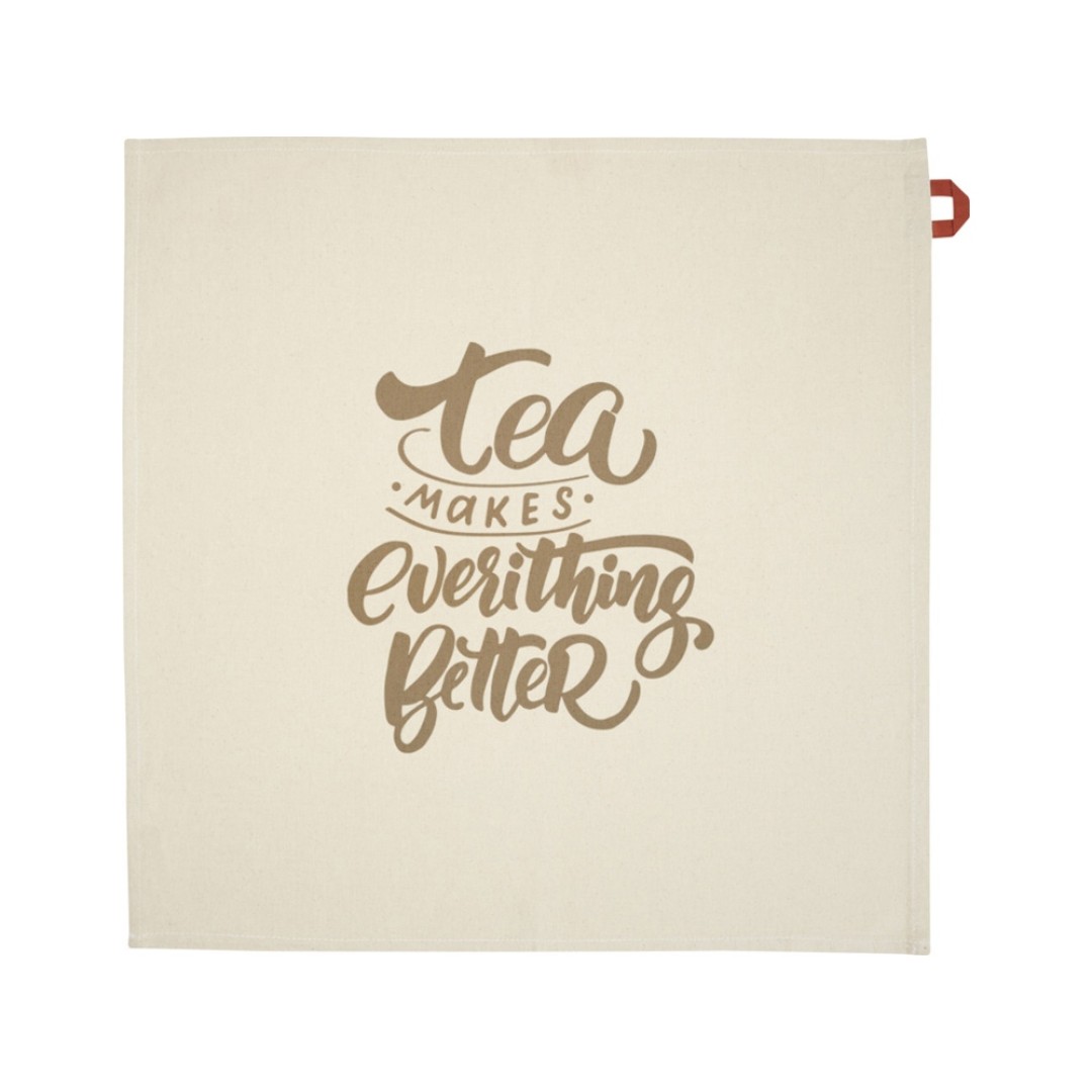 Alora кухонное полотенце из переработанного хлопка плотностью 200 г/м2 - красный кирпичный