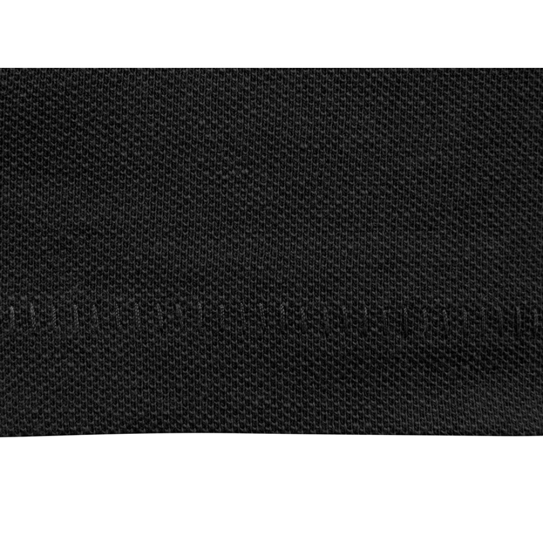 Calgary женская футболка-поло с коротким рукавом, черный