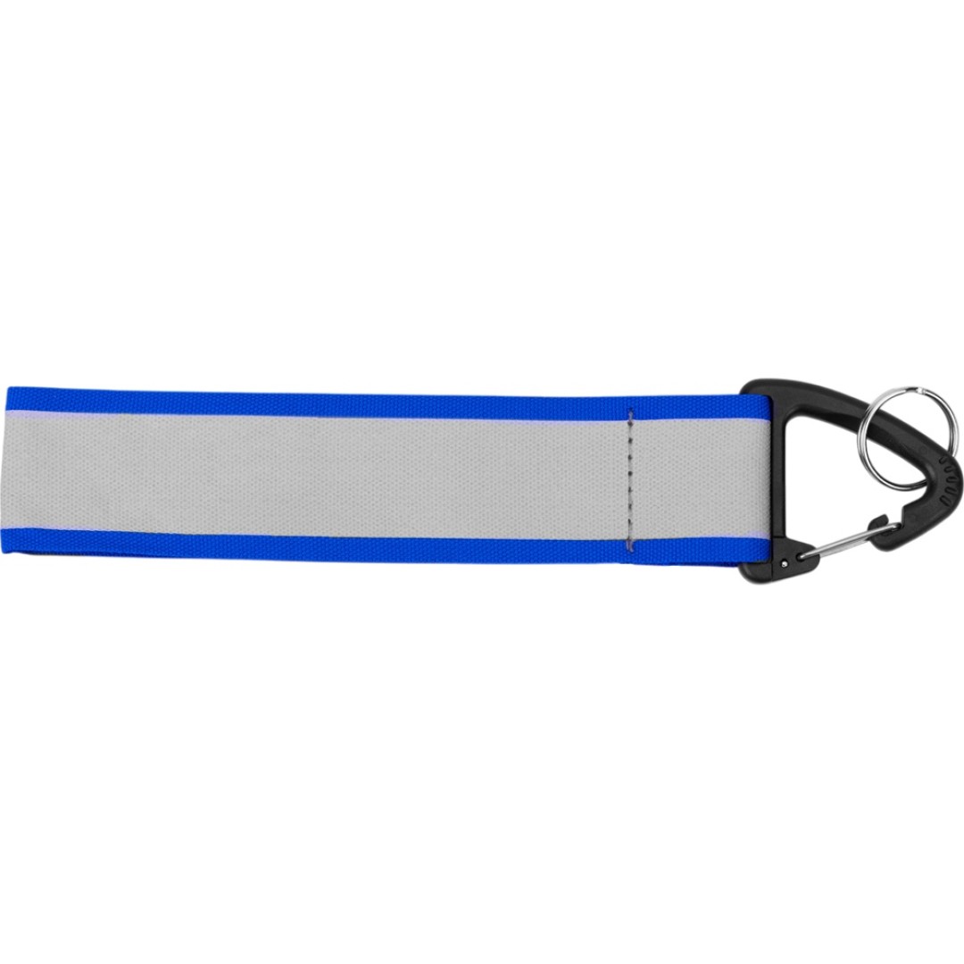 Светоотражающий брелок Reflector, серебристый/синий