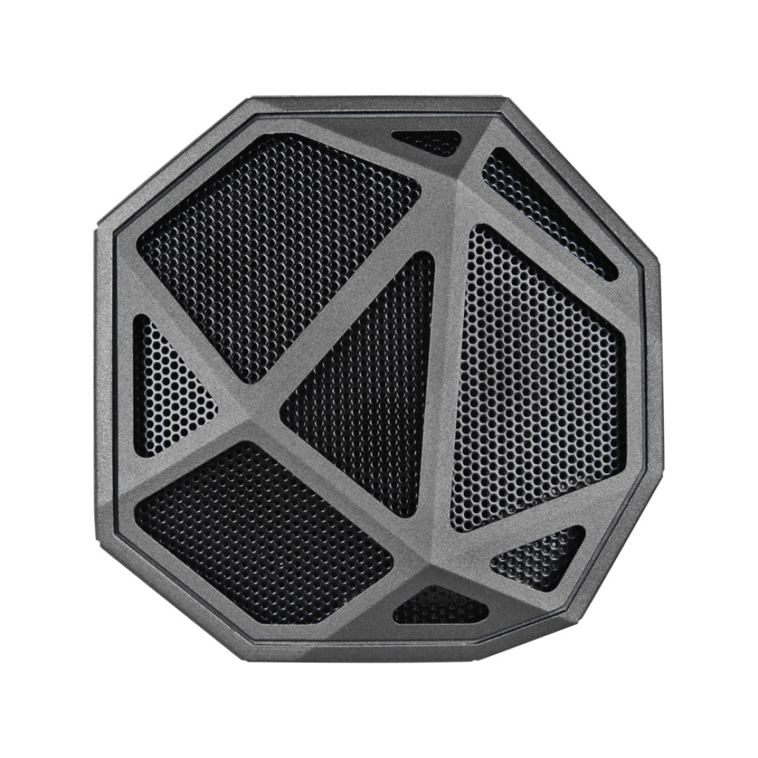 Портативная колонка «Geo», мокрый асфальт + белая подсветка