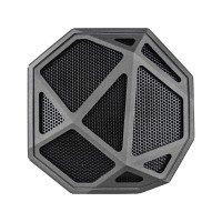 Портативная колонка «Geo», мокрый асфальт + белая подсветка